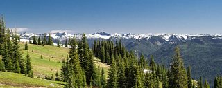 The scenic Wallowas in northeast Oregon