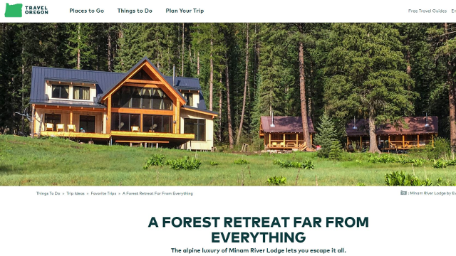 Travel Oregon – A Forest Retreat Far From Everything